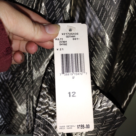 NWT Jones New York Metallic Silk Party Jacket - Picture 9 of 9